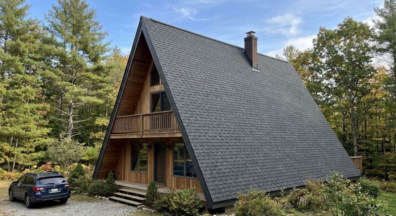 A Frame Roof Installation in South Burlington, VT