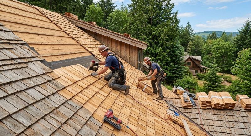 Cedar Roof Installation in Chittenden County, VT