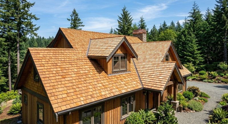 Cedar Roof Installation in Franklin County, VT