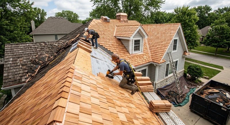 Cedar Roof Replacement in Jeffersonville, VT