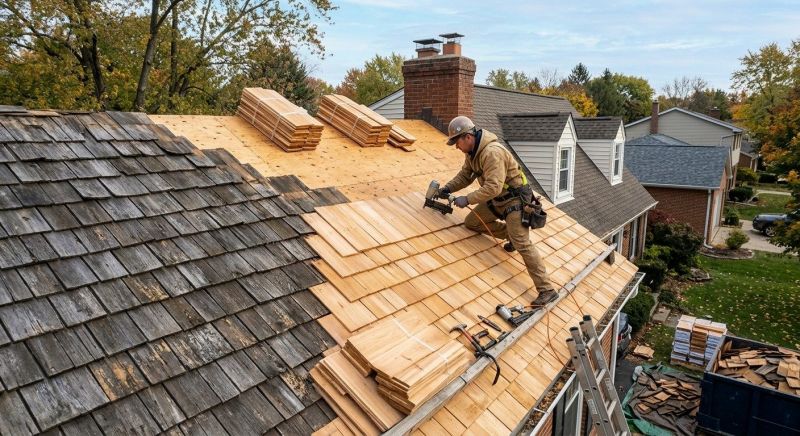 Cedar Shingles Replacement in Cambridge, VT