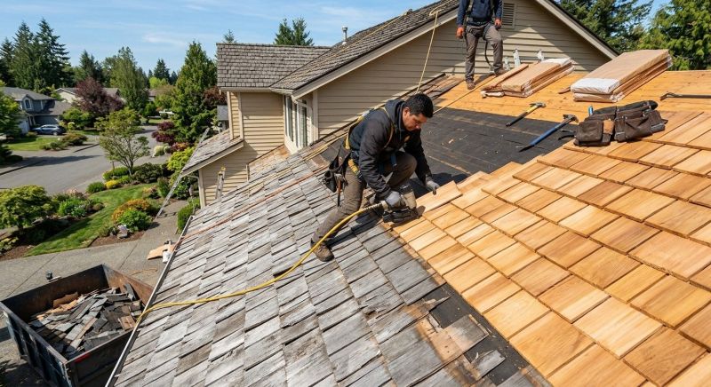 Cedar Shingles Replacement in Colchester, VT