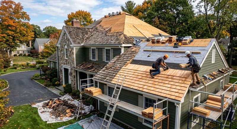 Cedar Shingles Replacement in Franklin County, VT