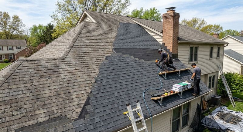 Damaged Roof Replacement in Milton, VT