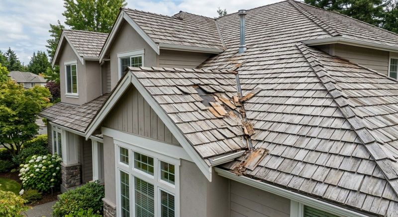 Damaged Roof Replacement in Vergennes, VT