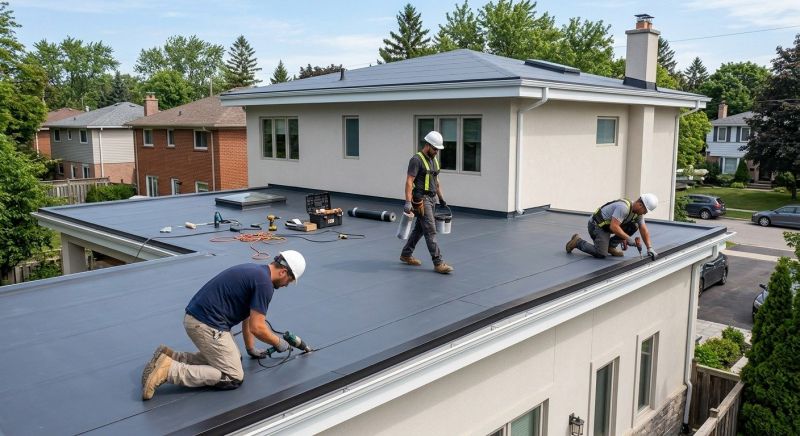 Epdm Roof Installation in Essex Junction, VT