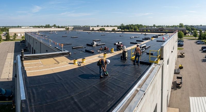 Epdm Roof Installation in Essex Junction, VT