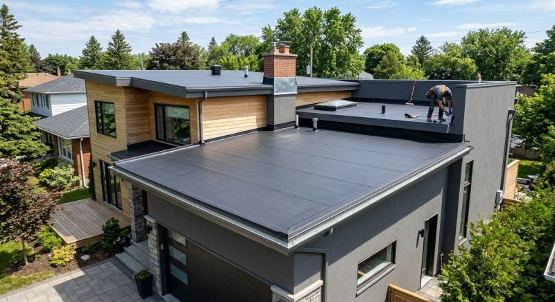 Epdm Roof Installation in Huntington, VT
