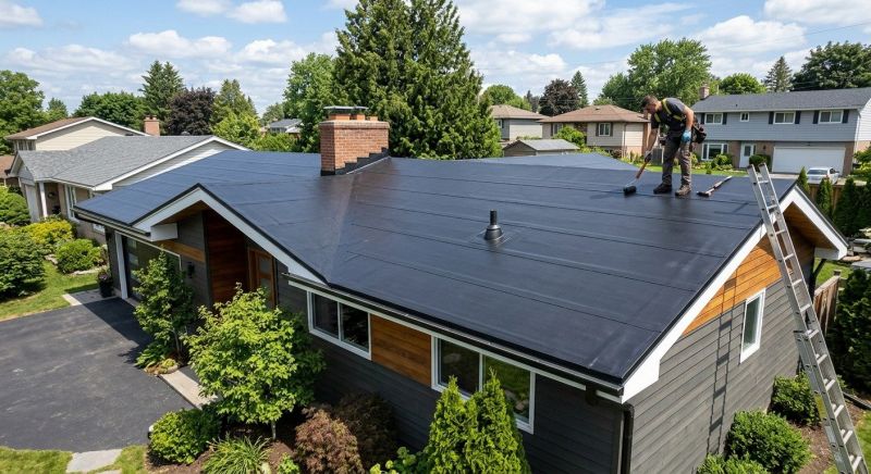 Epdm Roof Installation in Milton, VT