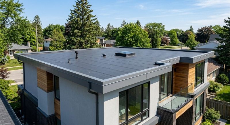 Flat Roof Installation in Jeffersonville, VT