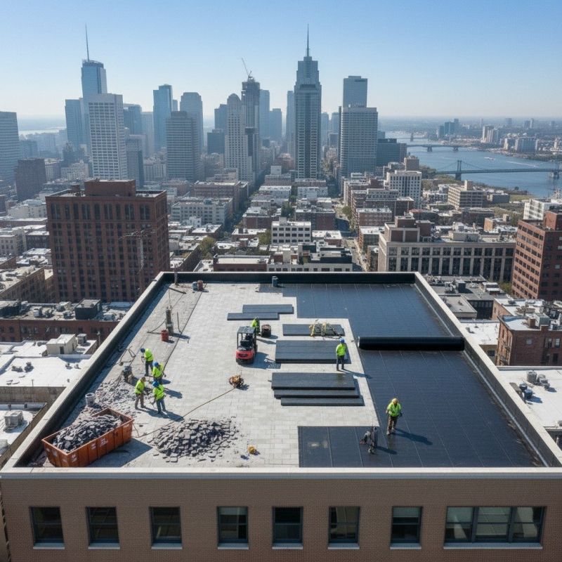 Flat Roof Replacement in Bristol, VT