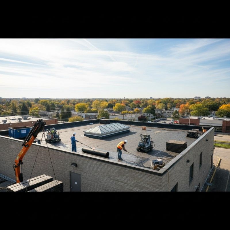 Flat Roof Replacement in Chittenden County, VT