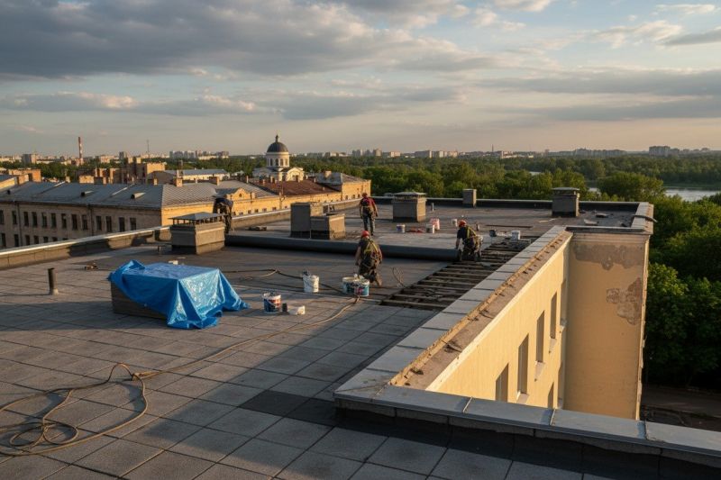 Flat Roof Replacement in Franklin County, VT