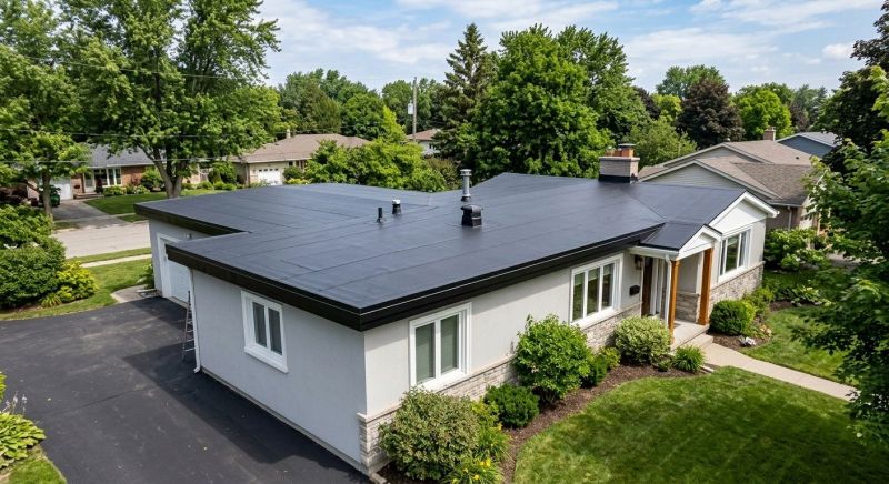 Rubber Roof Installation in South Burlington, VT