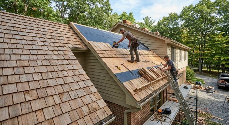 Shake Roof Replacement in Cambridge, VT