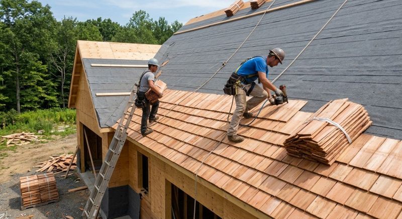 Shake Roof Replacement in Colchester, VT