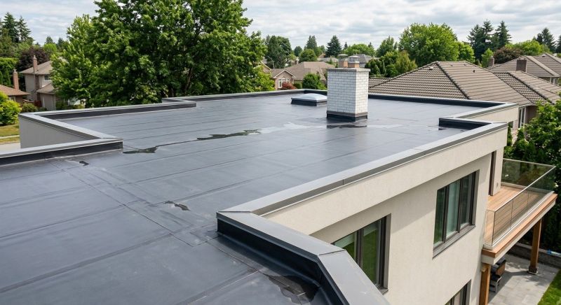 Single Ply Roof Installation in Huntington, VT