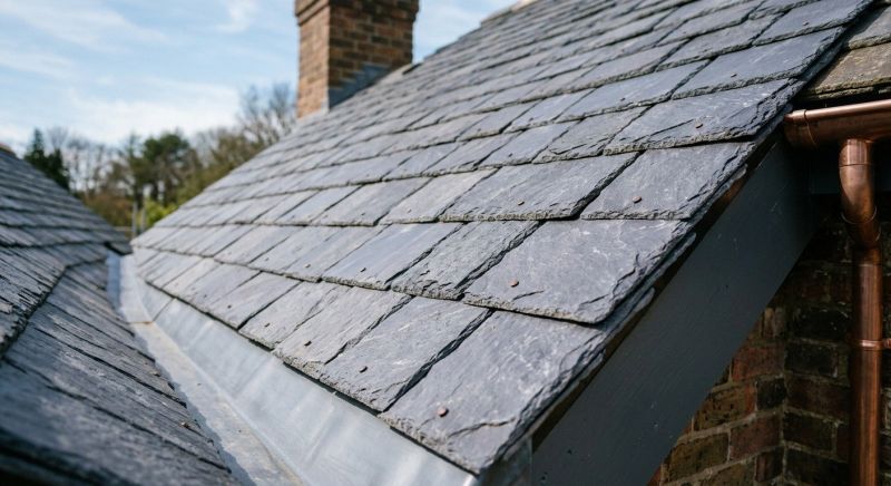 Slate Roof Construction in Huntington, VT