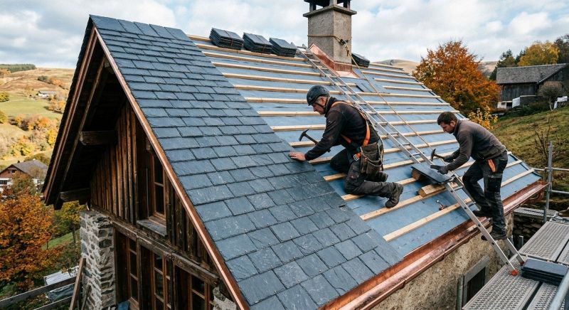 Slate Roof Construction in Willsboro, NY