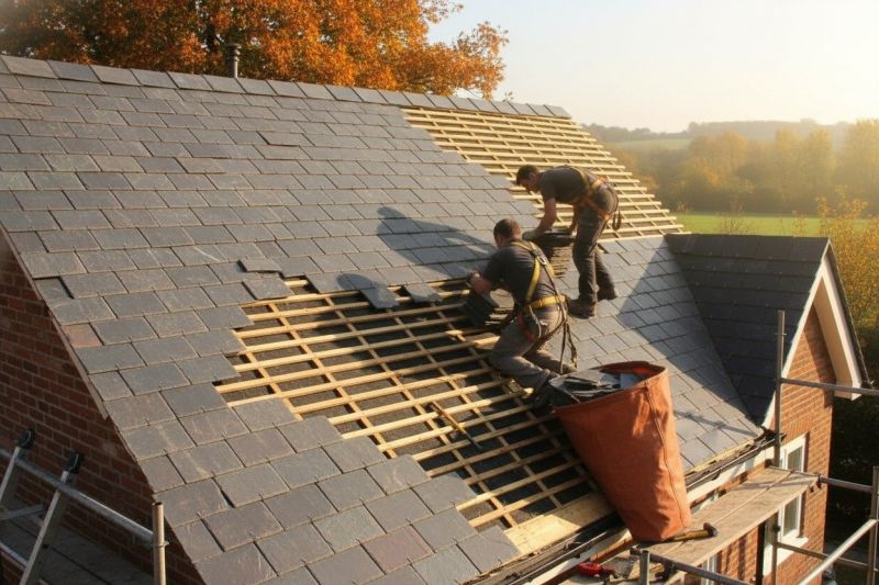 Slate Roof Replacement in Bristol, VT