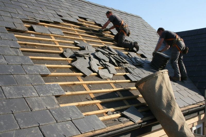 Slate Roof Replacement in Grand Isle, VT