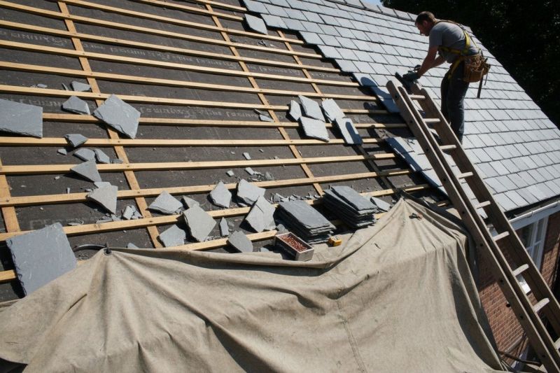Slate Roof Replacement in Milton, VT