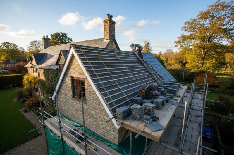 Slate Roof Replacement in Saint Albans, VT