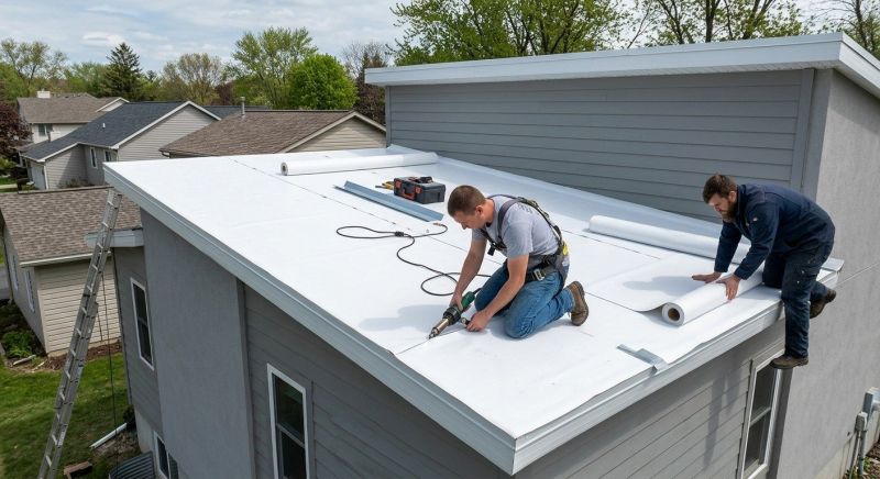 Tpo Roof Installation in Milton, VT