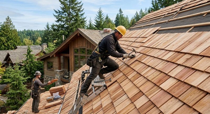 Wood Roofing Installation in Grand Isle, VT