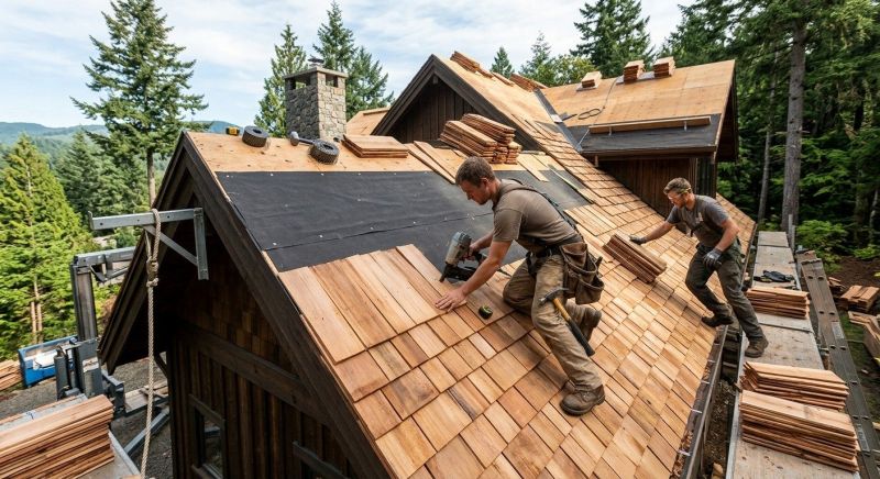Wood Roofing Installation in Saint Albans, VT