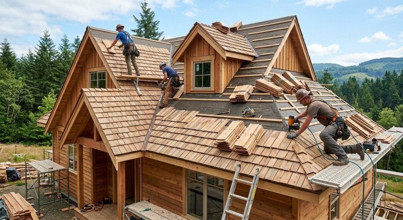 Wood Roofing Installation in Saint Albans, VT