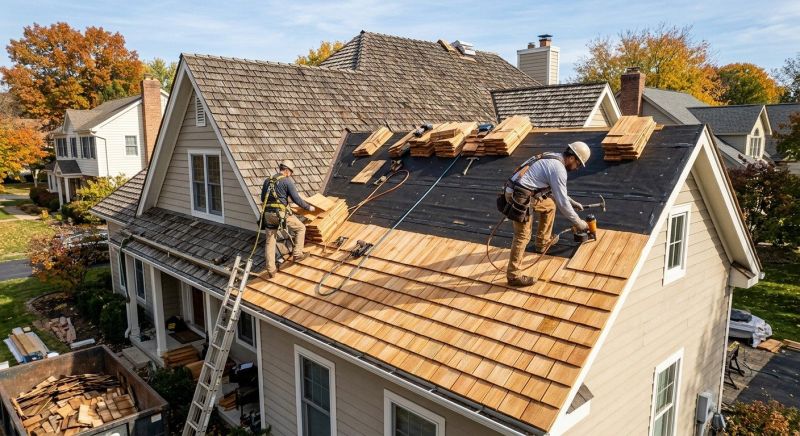 Wood Shake Roof Replacement in Chittenden County, VT
